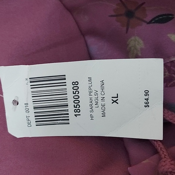 NWT Hot Topic Disney Hocus Pocus Sarah Peplum Top Spider Web Sleeves Size XL - Picture 8 of 10